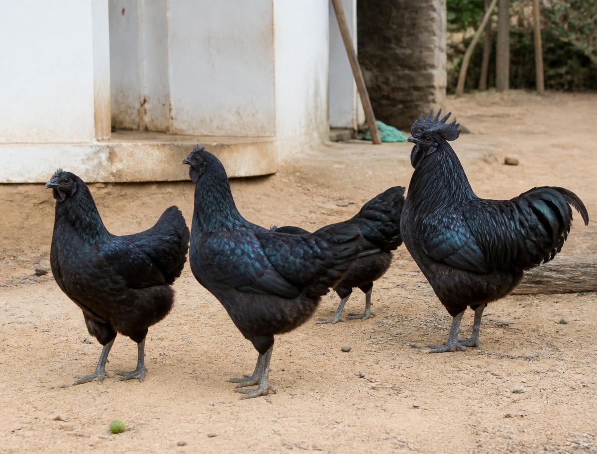 Kadaknath Chicken — Live · per kg